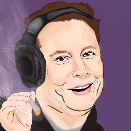 musk punks. - elon smoke meme