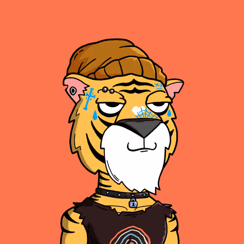 Grouchy Tiger Social Club #254
