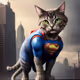 Cats are superheroes