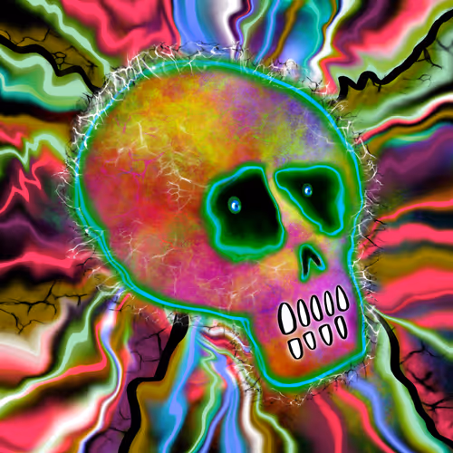 Gangland Skull #357 - "Hyperactive" - by Eddie Gangland