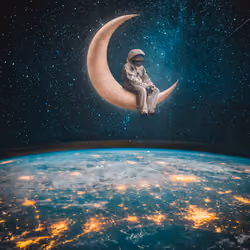 Sitting on the Moon