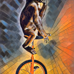 Wondering ape
