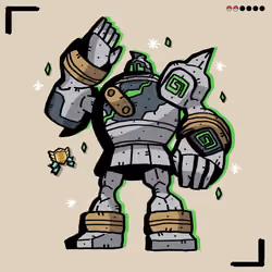 Priamus, the hero. (Golurk)