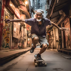 Age Is Just A Number #Skateboarder4