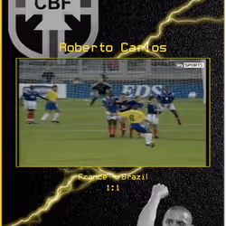 #6 Roberto Carlos vs France