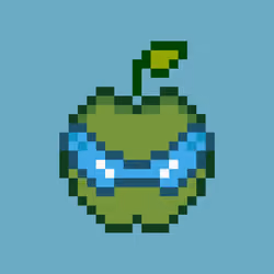 Crypto Apple #48 - Leonapple (Crypto Mutant Ninja Apple)