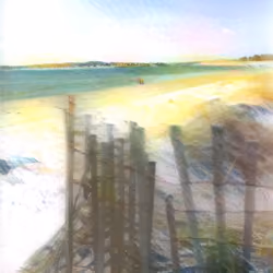 Scarborough, ME Monet Style AI Artwork