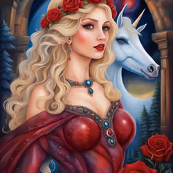 Mystic Moon Maiden - Princess Seraphina Starfrost and Lunaflame.