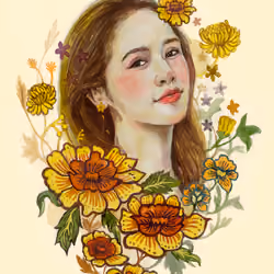 girl Flower Lover 6