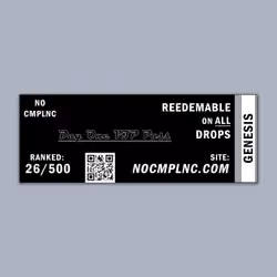 GENESIS Ticket #26