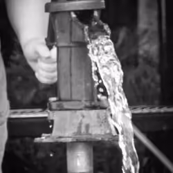 Old-Fashioned Water Pump at Common Ground Park in Lakeland, FL