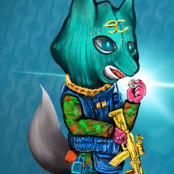 little wolf  x  EVOLARTCOMP  #029