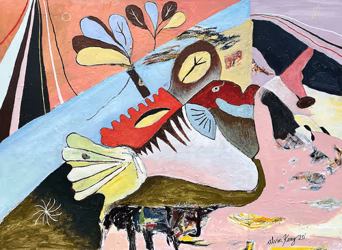 Original Hand-Painted Fine Art NFT by Alvin Koay