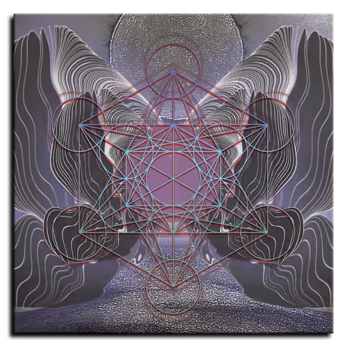 Metatron's Cube Abstract