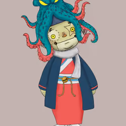 13 Squid Head