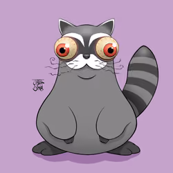 Derpy Critters Raccoon