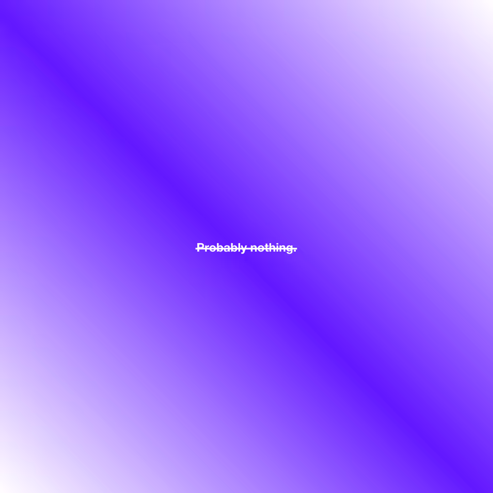 Probably nothing #82