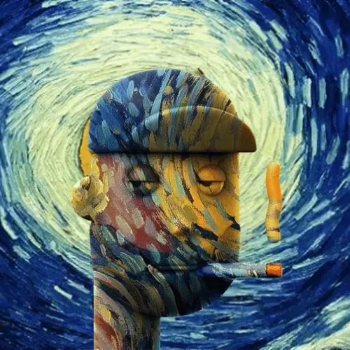 3D VAN GOGH PUNKS #009