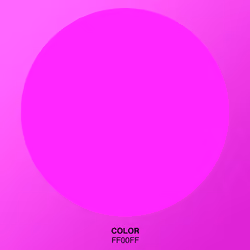 MAGENTA FF00FF
