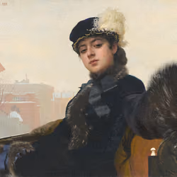 Portrait of an Unknown Woman | Ivan Kramskoy, 1883