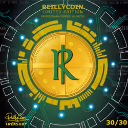 ReillyCoin Limited Edition Cryptography Series No.30 of 30 Pieces. 