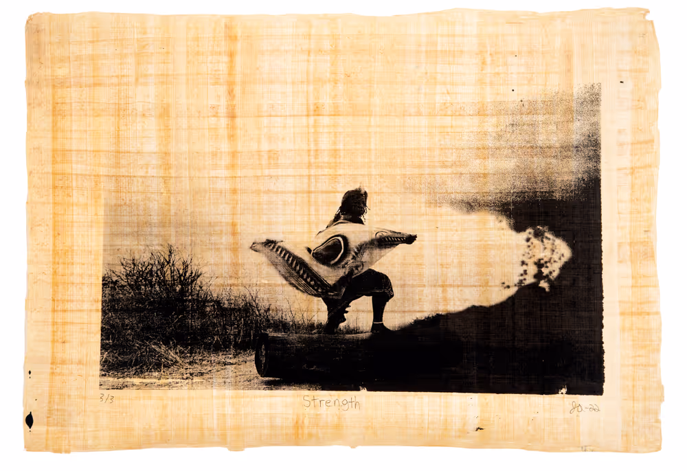 Justin Aversano - Strength - Physical Tarot Scroll - 3/3