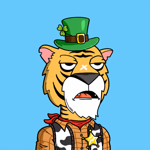 Grouchy Tiger Social Club #180