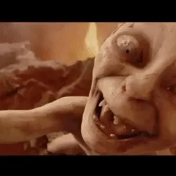 Gollum finds the ring