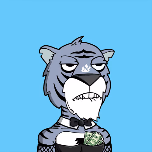 Grouchy Tiger Social Club #4371