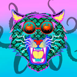 CRYPTO TIGER FACE #38 Octopus Edition