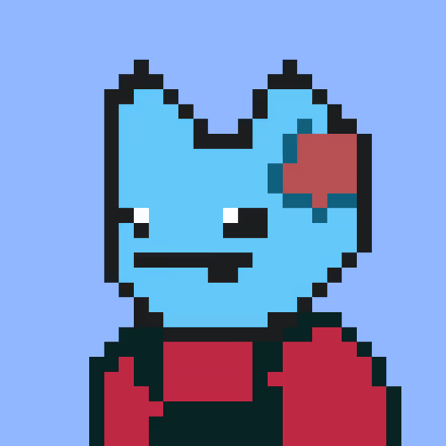 Pixel Cool Cat