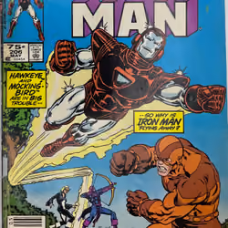 N0.206 MAY 1986 IRON MAN 