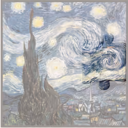 Puzzle: La Noche Estrellada (6 of 9 pieces)