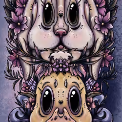 Bunny and Duck #5 of the Unique Animal Collection