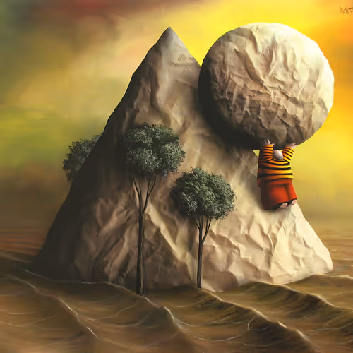 "It would be enough just to just live to live better - Sisyphus"