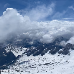 mountain snow zugspitze germany 