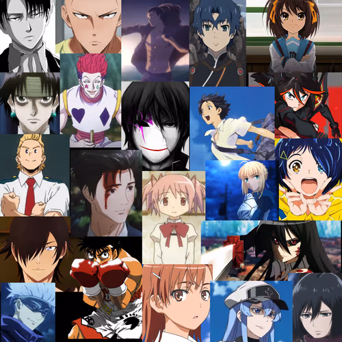 Anime Collage (Male vs. Female)