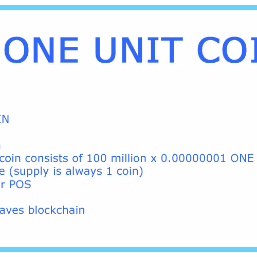 ONE UNIT COIN