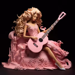Barbie guitar 17