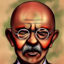 Gandhi Canvas #1