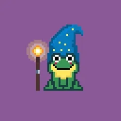 Pixel Froggy #08  - Freyja the Frog Witch