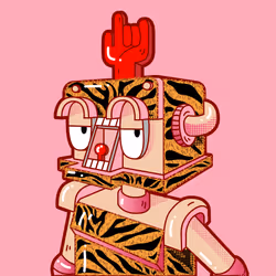 #013 ROBOT LOVE tiger case