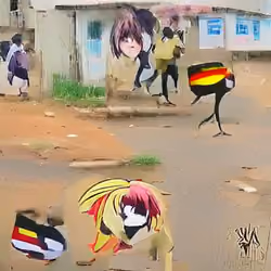 Uganda Anime www.Crypto-Casa.com  1 of 1 NFT