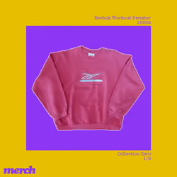 Reebok Workout Sweater - 1990s