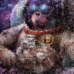 Bitcoin GO TO MOON, The Astronaut APEm Generative Art by ArtH2O 2023