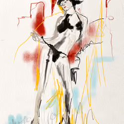 Study - Poolside Dancer