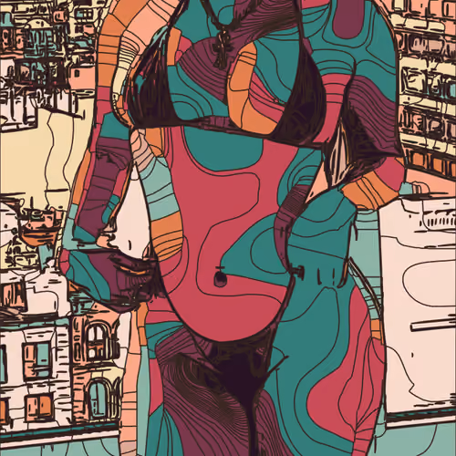Geometric Girl #4605