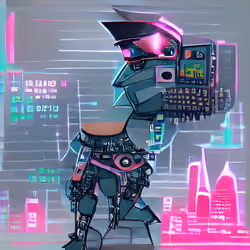 Cyber Punk Robot