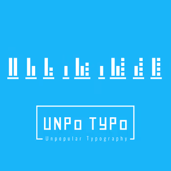 Coded Alphabet by Unpopular Typography