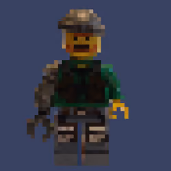 CryptoMinifigs #10 Cyborg Sam